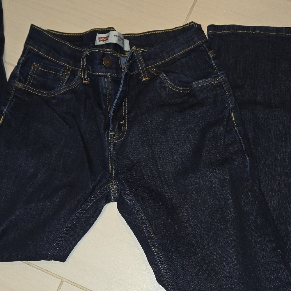 Levi's Men's Dark Blue Straight Jeans